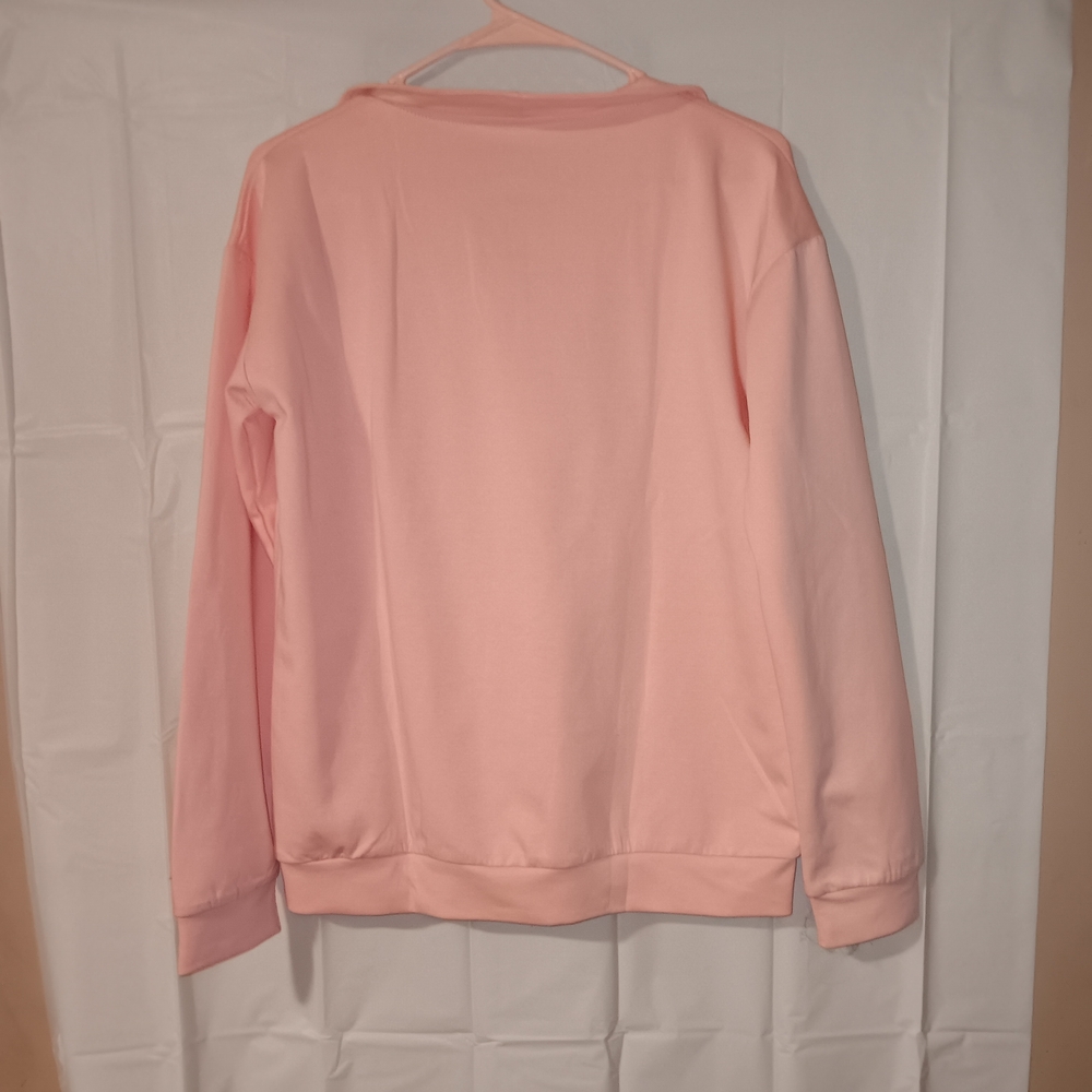 Pink Quarter-Zip Pullover - Picture 3 of 5